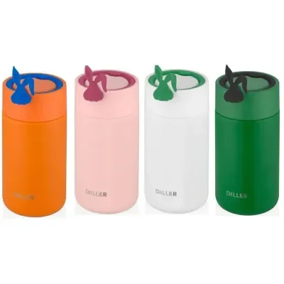 VAGON DILLER D9078 TAVŞAN FİGÜRLÜ ÇELİK TERMOS 350 ML