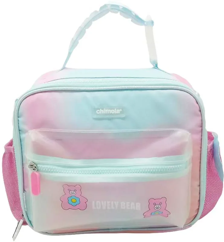 CHIMOLA RAINBOW AYICIK MAVİ-PEMBE BESLENME ÇANTASI CHM-BS0025-1