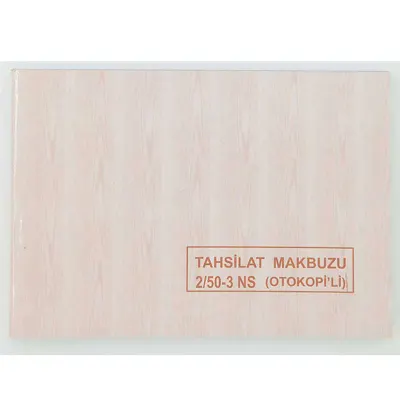 DİLMAN TAHSİLAT MAKBUZU 2/50 3 N OTOKOPİLİ