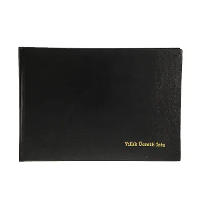 DİLMAN YILLIK İZİN DEFTERİ 96 YP. 20x28 CİLTLİ