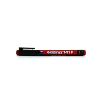 EDDİNG 141 F KIRMIZI PERMANENT KALEM