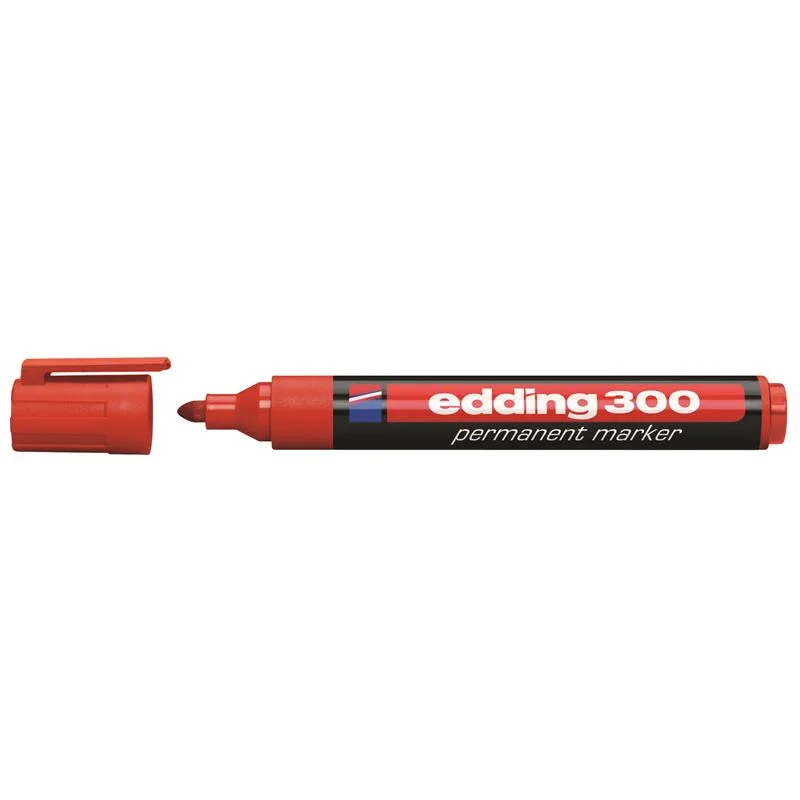 EDDİNG 300 KIRMIZI PERMANENT MARKER KALEM (Best)