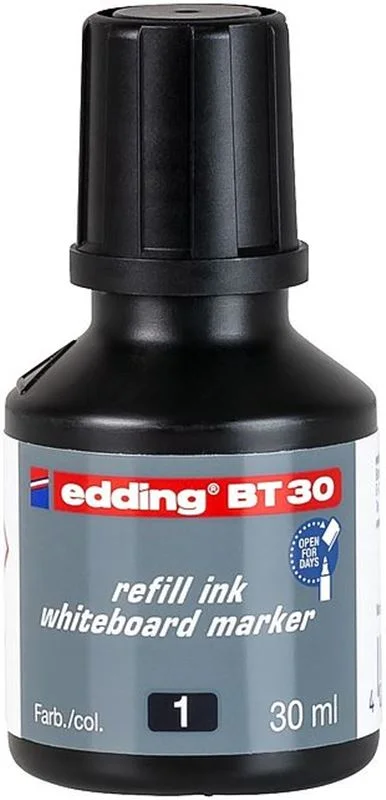 EDDİNG BT30 SİYAH TAHTA KALEMİ MÜREKKEBİ 30 ml (Best)