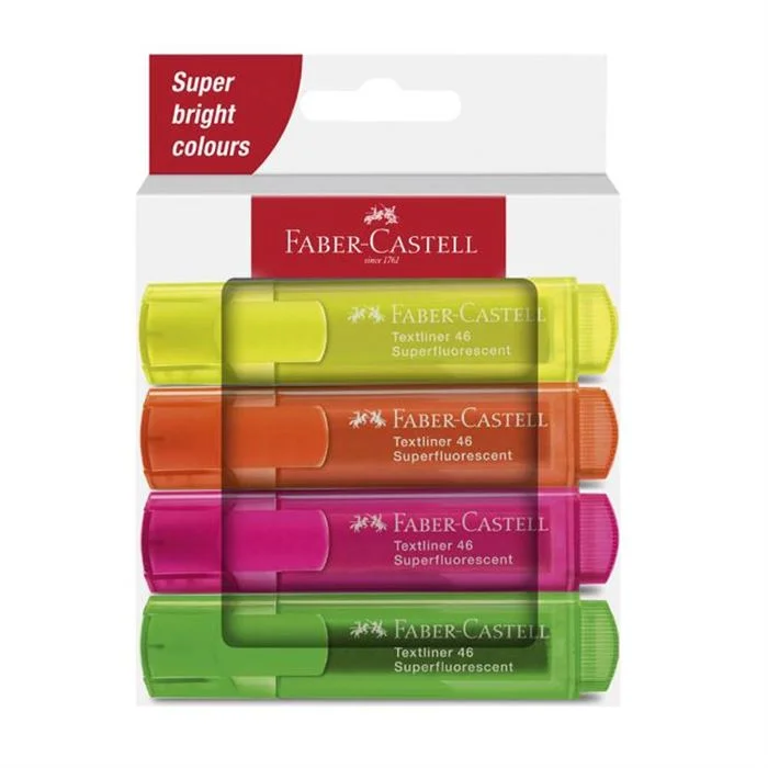 FABER FOSFORLU KALEM K 46 ŞEFFAF 4 LÜ 254644 (Best)