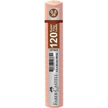 FABER GRIP MİN 0.5 PASTEL TURUNCU 60 mm 120 Lİ TÜP 127683 (Best)