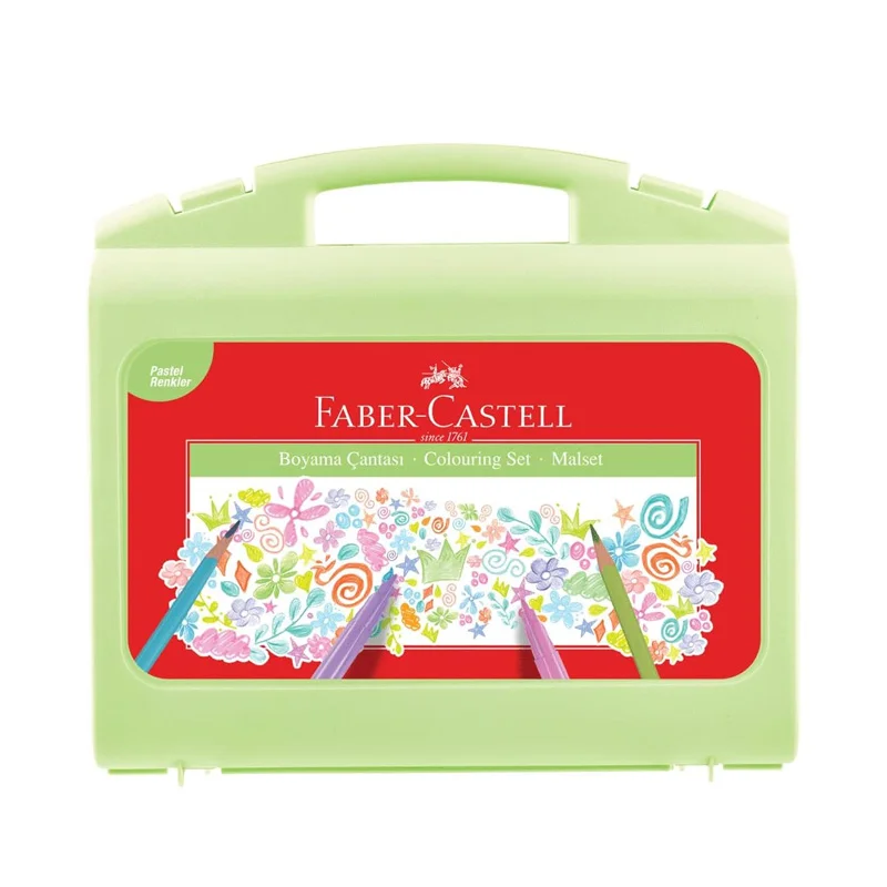 FABER PASTEL RENKLER BOYAMA ÇANTASI 000122 (Best)