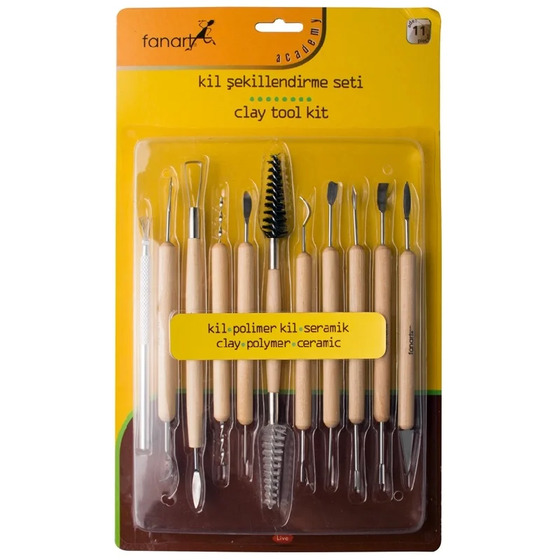 FANART ACADEMY KİL ŞEKİLLENDİRME SET 11 Lİ (Best)