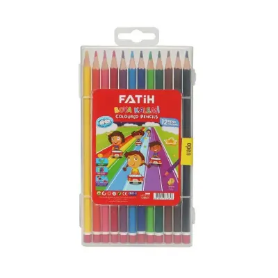 FATİH 12 RENK KURU BOYA ÇANTALI 33285 (Best)
