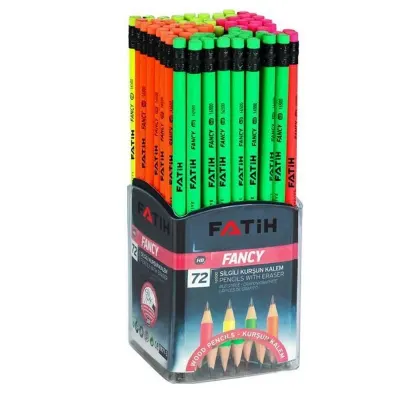 FATİH FANCY SİLGİLİ KURŞUN KALEM 72 Lİ KUTU 16500 (Best)