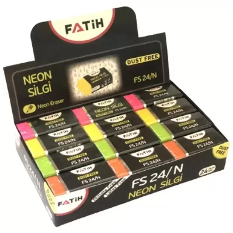FATİH FS24 NEON RENKLİ SİLGİ 24 LÜ 36025 (KAMPANYALI) (Best)