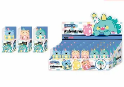 GIPTA BABY ANIMALS 3D KALEMTRAŞ K1519