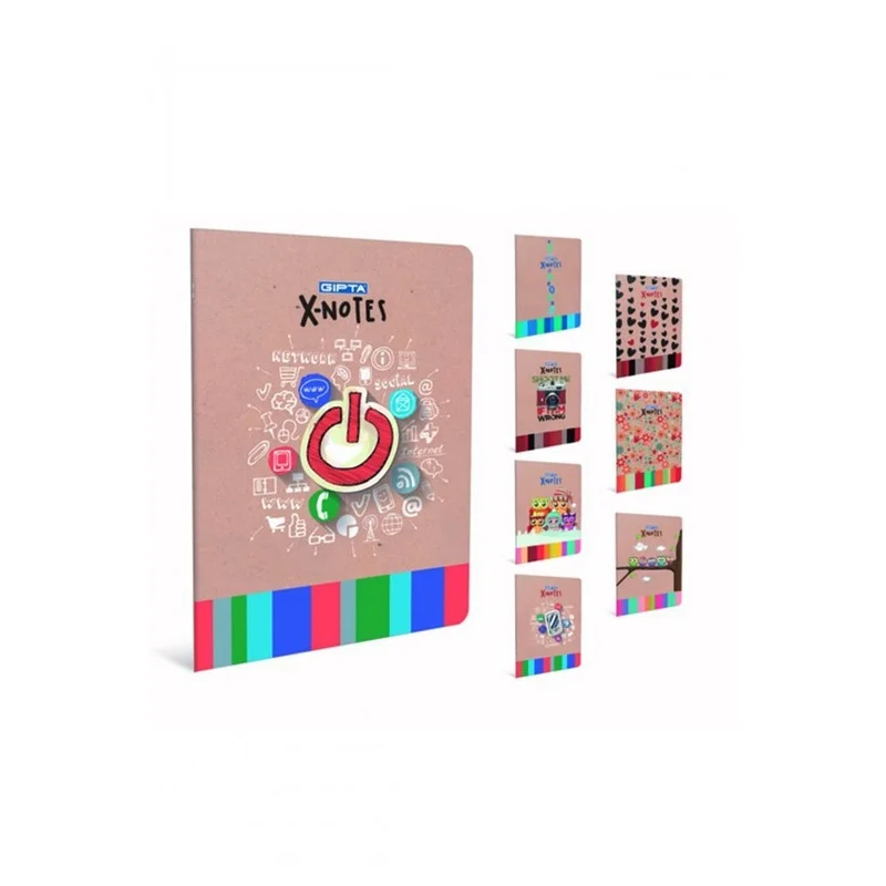 GIPTA FRESCO A4 72 YP ÇİZGİLİ SPR PP KAPAK DEFTER 4932 (Best)