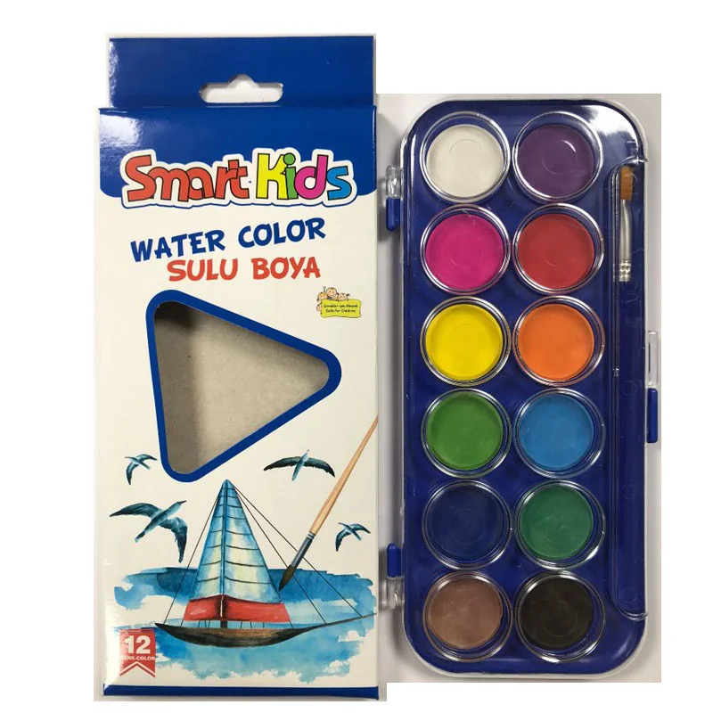 GLOBOX SMART KIDS 12 RENK SULU BOYA 3566 (Best)