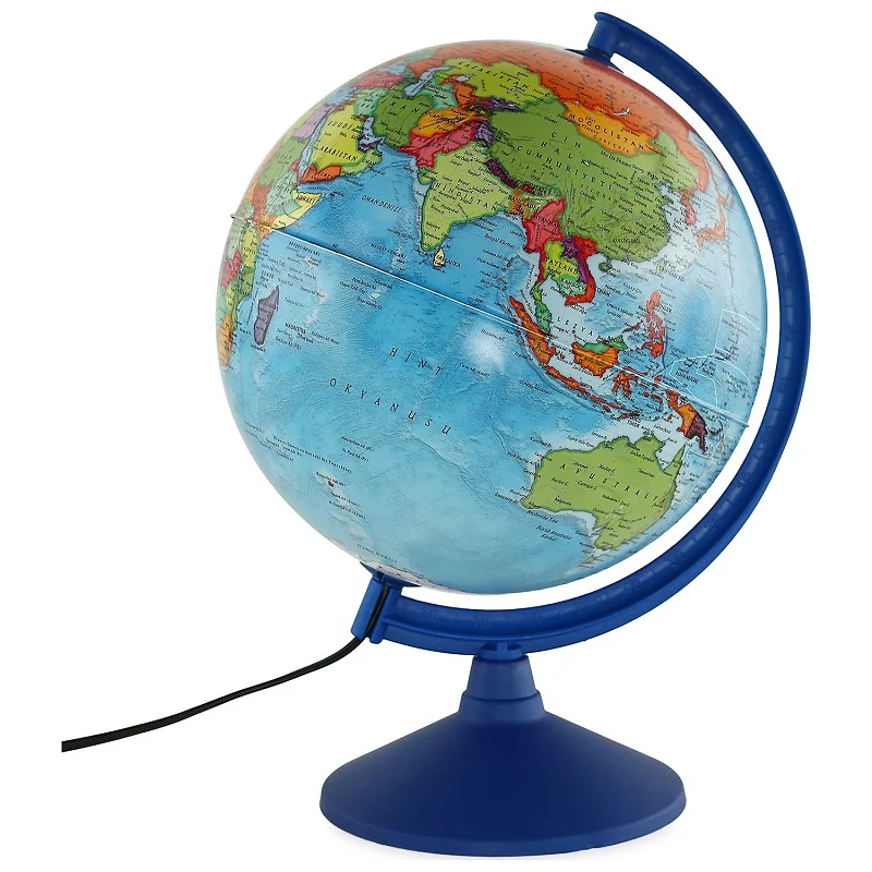 GÜRBÜZ 42301 IŞIKLI SİYASİ KÜRE 30 CM (Best)