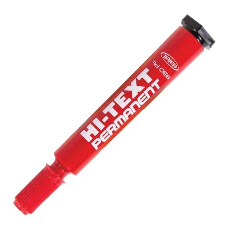 HI-TEXT 830 PB KIRMIZI YUVARLAK UÇ KOLİ KALEMİ (Best)