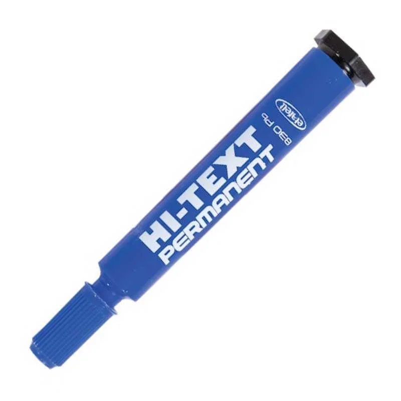 HI-TEXT 830 PB MAVİ YUVARLAK UÇ KOLİ KALEMİ (Best)