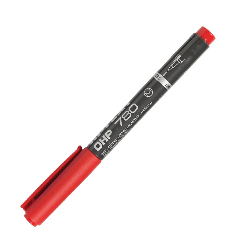 HI-TEXT M KIRMIZI ASETAT KALEMİ 780MK (Best)