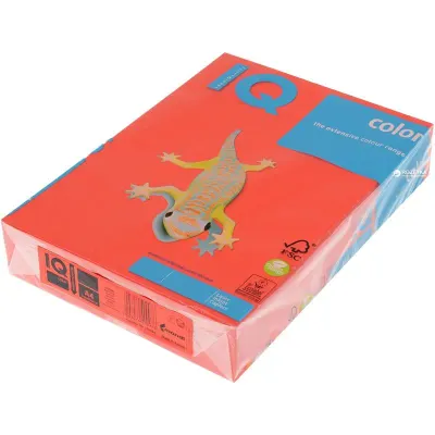 IQ A4 YOĞUN KIRMIZI RENKLİ FOTOKOPİ KAĞIDI 80 gr CO44