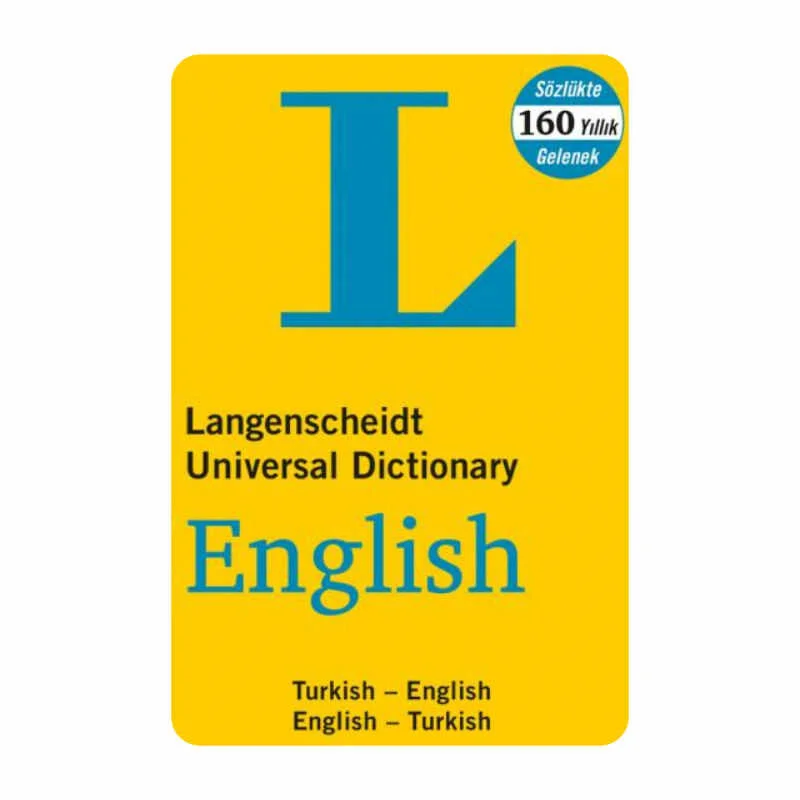 LANGENSCHEIDT L İNGİLİZCE-TÜRKÇE SÖZLÜK (Best)