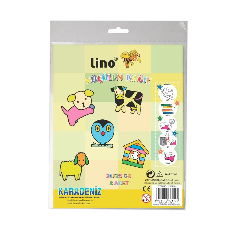 LINO 13WP-01 KÜÇÜLEN KAĞIT MAT 20x25 cm (Best)