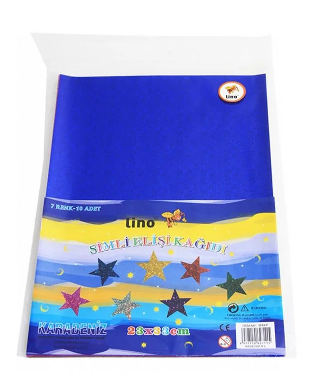 LINO 3814-P SİMLİ ELİŞİ KAĞIDI 23x33 10 LU (Best)