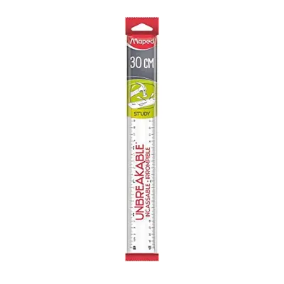 MAPED 245620 30 cm ESNEK PLASTİK CETVEL ŞEFFAF