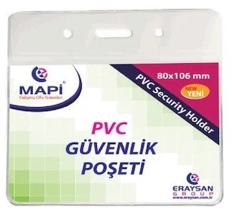 MAPİ 80x106 YATAY PVC KART POŞETİ 9101035 100 LÜ (Best)