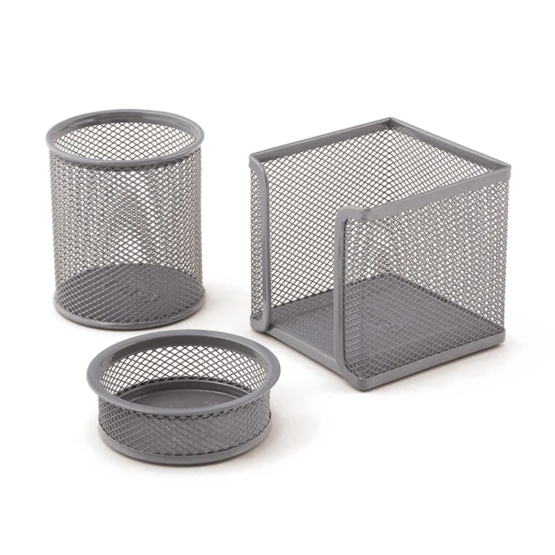 MAS 505 SILVER METAL FİLE 3 LÜ MASA SETİ (Best)