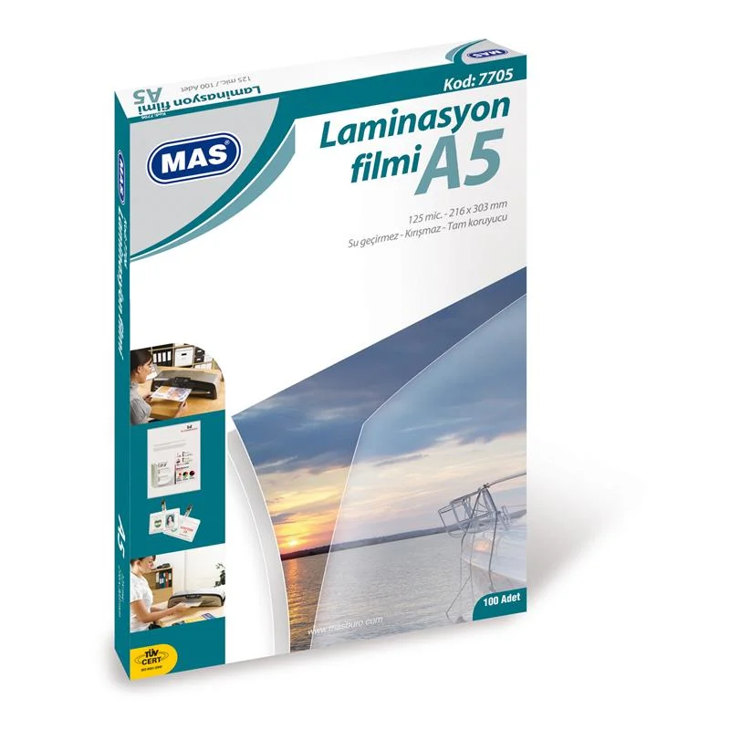 MAS 7705 A5 LAMİNASYON KAPLAMA 125mic (Best)