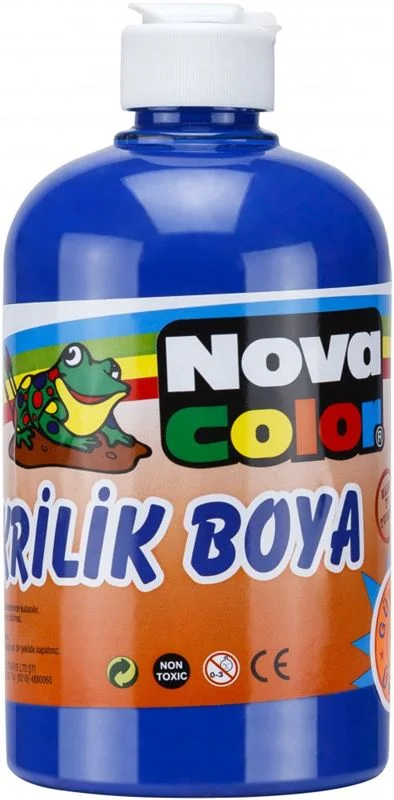 NOVA COLOR AKRİLİK BOYA 500 ml MAVİ NC-383 (Best)