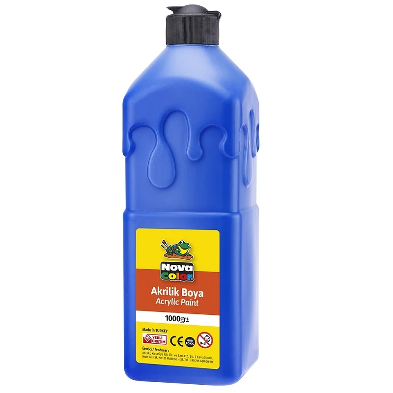 NOVA COLOR AKRİLİK BOYA MAVİ 1 KG. NC-223 (Best)