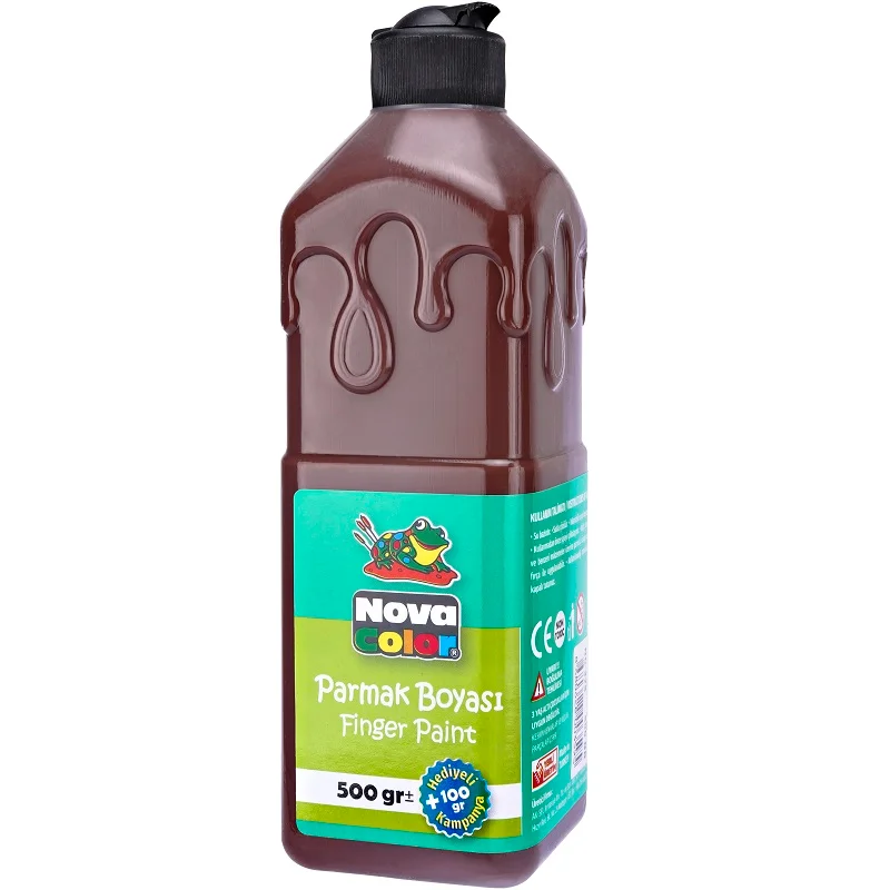 NOVA COLOR PARMAK BOYASI KAHVE 500 Gr NC-376 (Best)