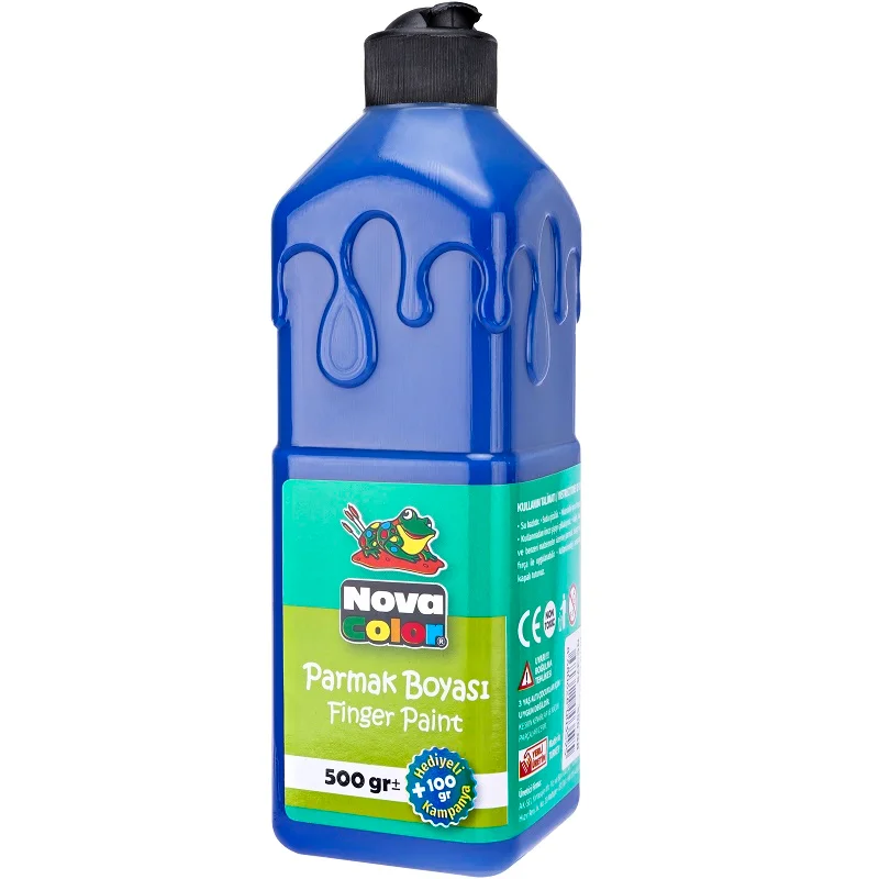NOVA COLOR PARMAK BOYASI MAVİ 500 Gr .NC-372 (Best)