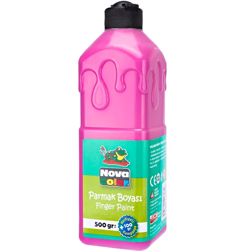 NOVA COLOR PARMAK BOYASI PEMBE 500 Gr NC-379 (Best)