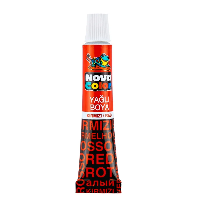 NOVA COLOR YAĞLI TÜP KIRMIZI NC-128 (Best)