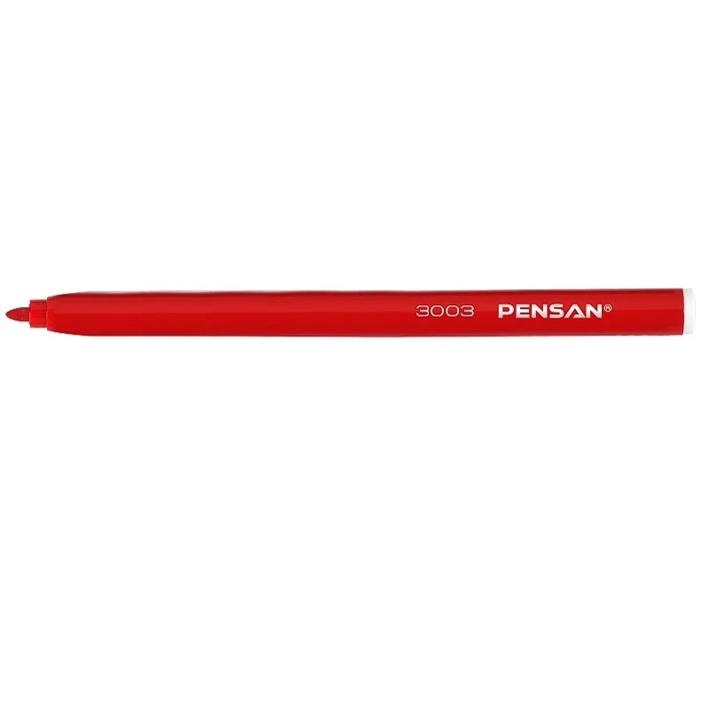 PENSAN 3003 KIRMIZI KEÇELİ KALEM (Best)