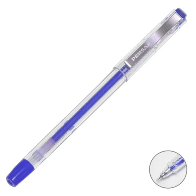 PENSAN 6405 MY-KING GEL MAVİ KALEM METAL KLİPS (Best)