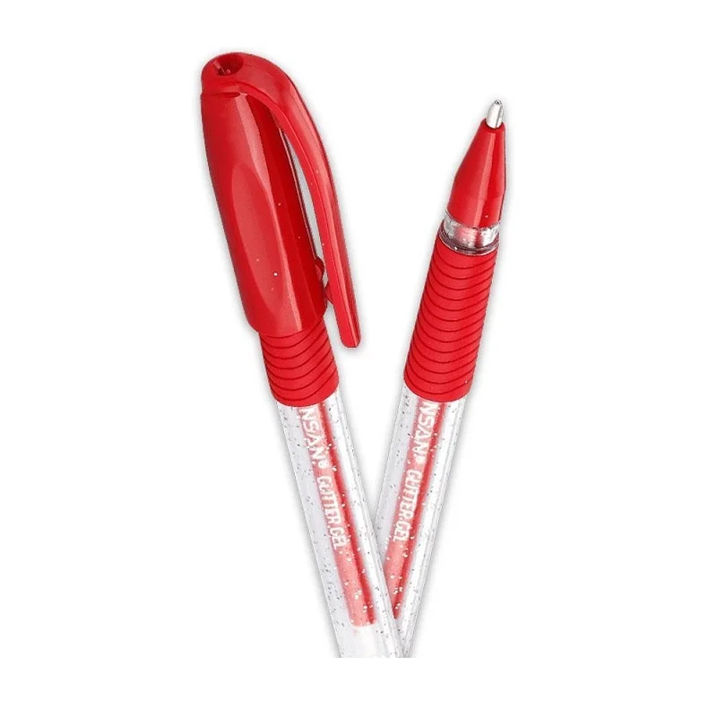 PENSAN GLITTER GEL KIRMIZI KALEM SİMLİ 22280 (Best)