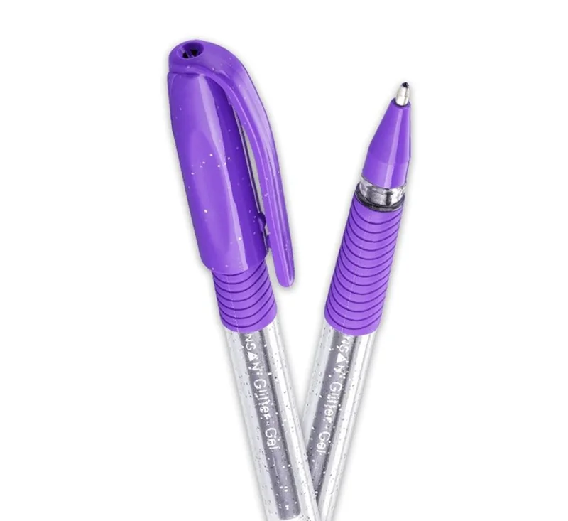 PENSAN GLITTER GEL MOR/VİOLET KALEM SİMLİ 22280 (Best)