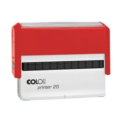COLOP PRINTER 25 KIRMIZI KASA SİYAH KEÇE - 15X75MM