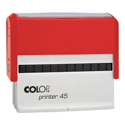 COLOP PRINTER 45 KIRMIZI KASA SİYAH KEÇE - 25X82MM