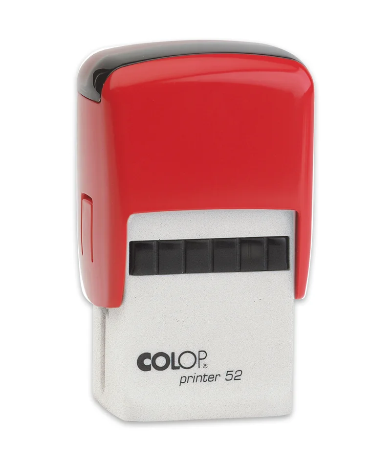 COLOP PRINTER 52 KIRMIZI KASA SİYAH KEÇE - 20X30MM