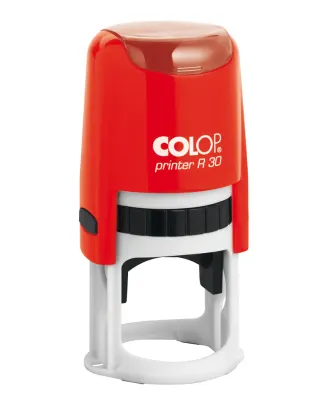 COLOP R30 YUVARLAK KIRMIZI KASA KIRMIZI KEÇE - 30MM