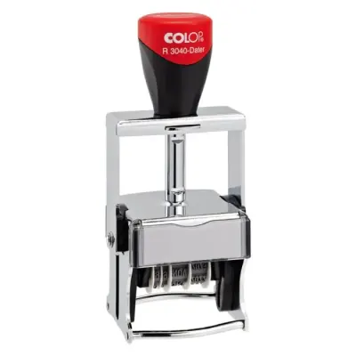 COLOP EXPERT LINE R 3040 TARİH KAŞE(ENG) MAVİ KEÇE