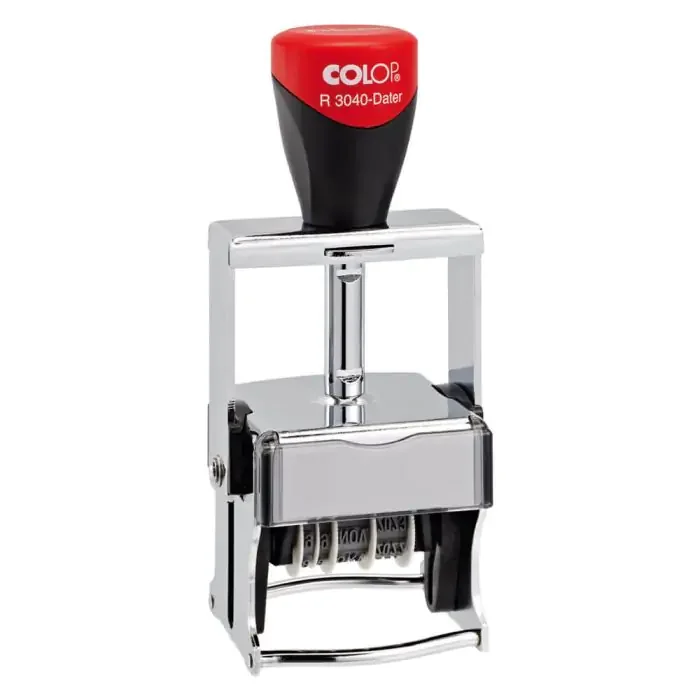 COLOP EXPERT LINE R 3040 TARİH KAŞE(ENG) MAVİ KEÇE