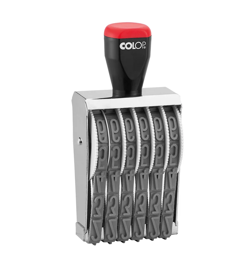 COLOP 018006 BANDLI NUMARATÖR - 18MM/6 HANELİ