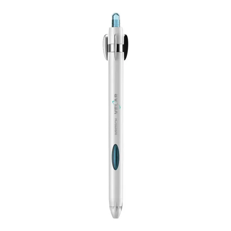 WRITECH W-0201 SPACE UP VELAR 0,7MM OPAK BEYAZ GÖVDE MAVİ JEL KALEM - 12'Lİ KUTU