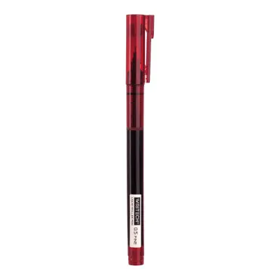 WRITECH W-904 LIQUID ROLLER 0,5MM KALEM BORDO KIRMIZI - 12'Lİ KUTU