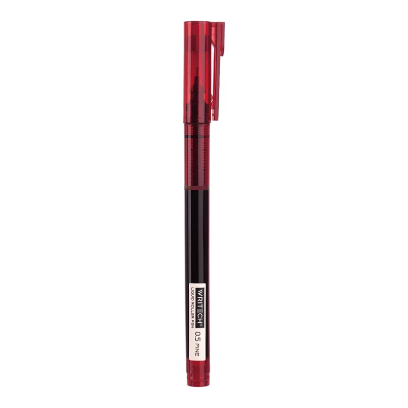 WRITECH W-904 LIQUID ROLLER 0,5MM KALEM BORDO KIRMIZI - 12'Lİ KUTU