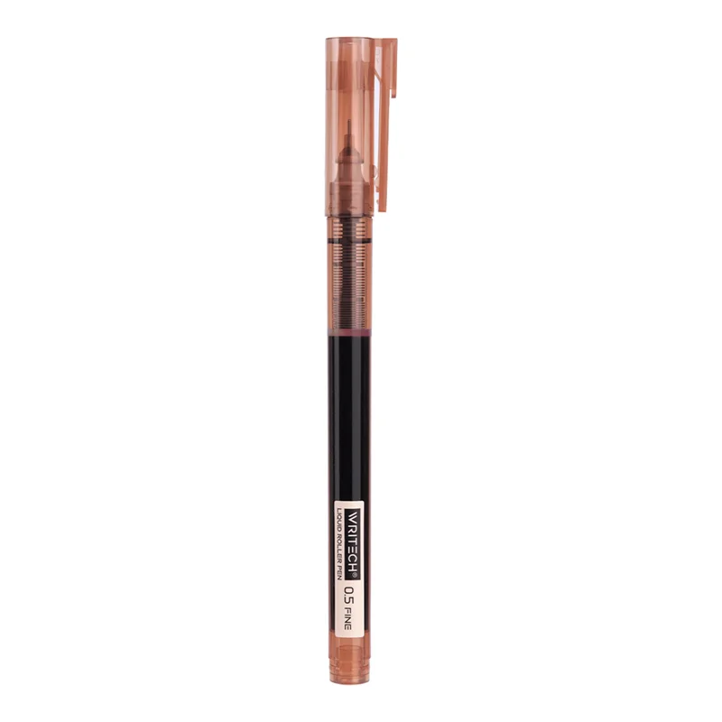 WRITECH W-904 LIQUID ROLLER 0,5MM KALEM AÇIK KAHVE - 12'Lİ KUTU